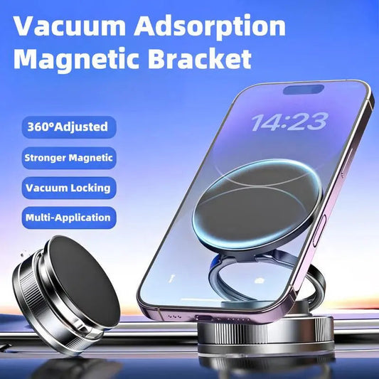 🚀50% de réduction pour une durée limitée📱360° einstellbarer magnetischer Vakuum-Telefonhalter