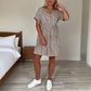 📉Preissenkung! 🔥Sommer-Hot-Sale 50% Rabatt❤️Lässiges Damenkleid mit V-Ausschnitt und kurzen Ärmeln