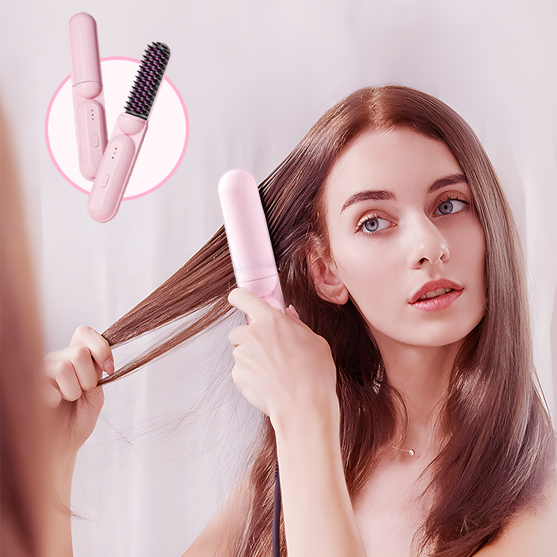 🔥Heißer Verkauf 50% Rabatt🔥GLÄTTUNGSKAMM: Für lockiges & glattes Haar | Salon-Resultate zu Hause