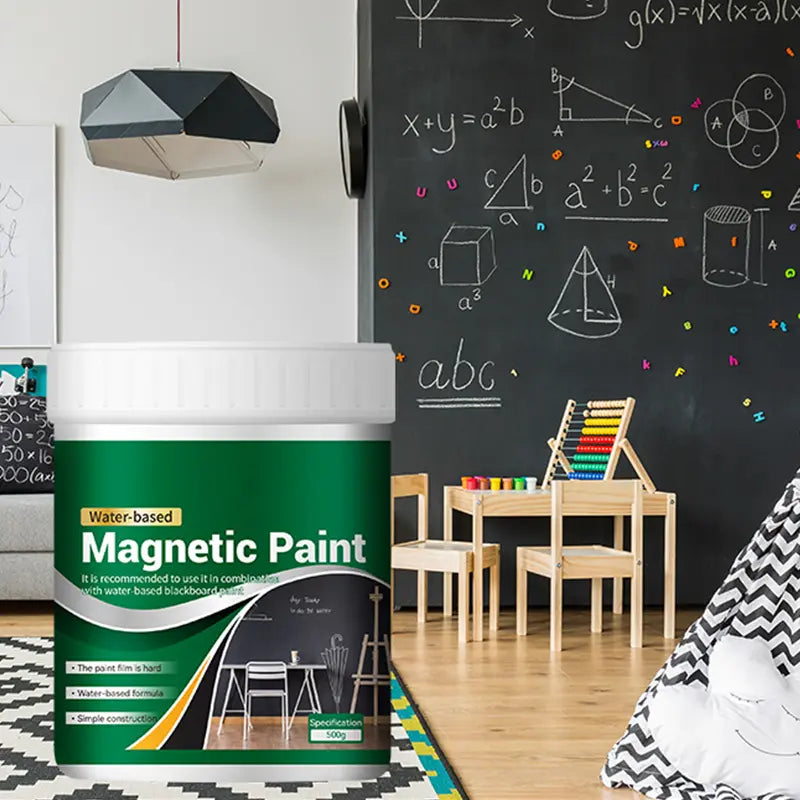 Kaufe 2, erhalte 1 GRATIS! 🎨🧲 Wasserbasierte Tafel- & Magnetfarbe – Geruchlos, kratzfest & stark haftend Für Wände, Holz & Beton