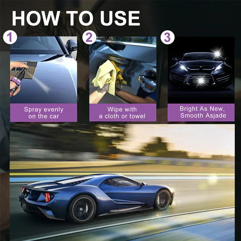 🔥Beim Kauf von 2 erhalten Sie 1 gratis！🚗3-in-1-Hochschutz-Schnelllackierungsspray für Autos💗