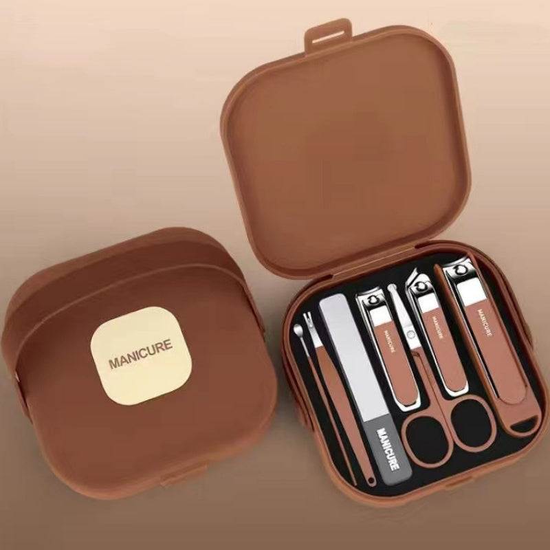 ⏳Zeitlich begrenzt 50 % Rabatt💥Tragbares 7-teiliges Nagelknipser-Maniküre-Set