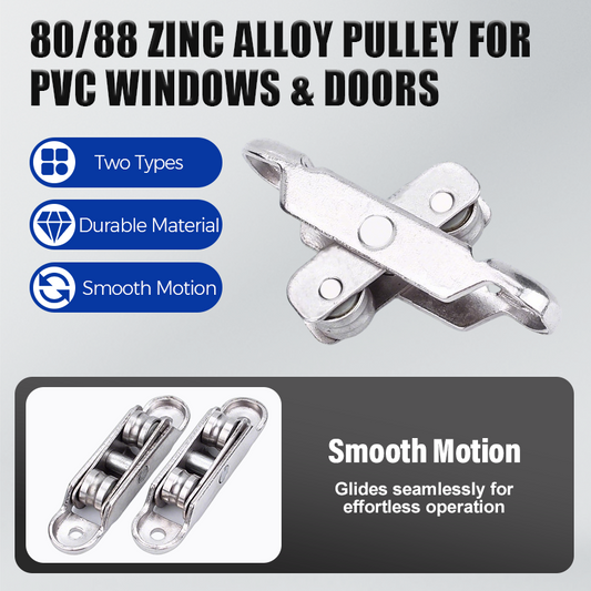 🎁 Kaufe 2, erhalte 1 GRATIS! 🎁 🔧 80/88 Riemenscheibe aus Zinklegierung für PVC-Fenster und -Türen – Stabil & langlebig ✨