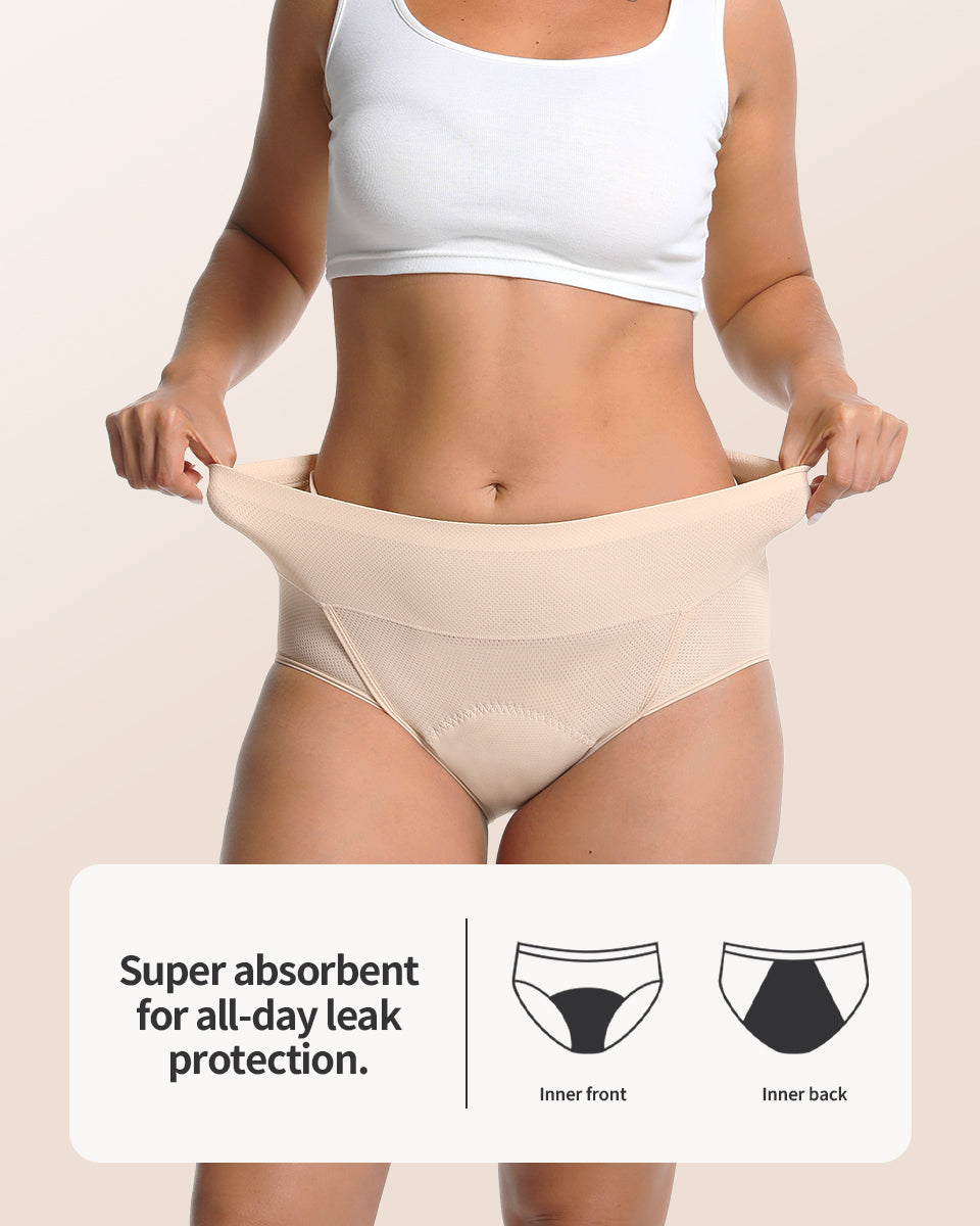 🎁 Kaufe 2, erhalte 1 GRATIS! 👙💨 LOSWIE® Ultra-frische und atmungsaktive auslaufsichere Unterhose für Frauen