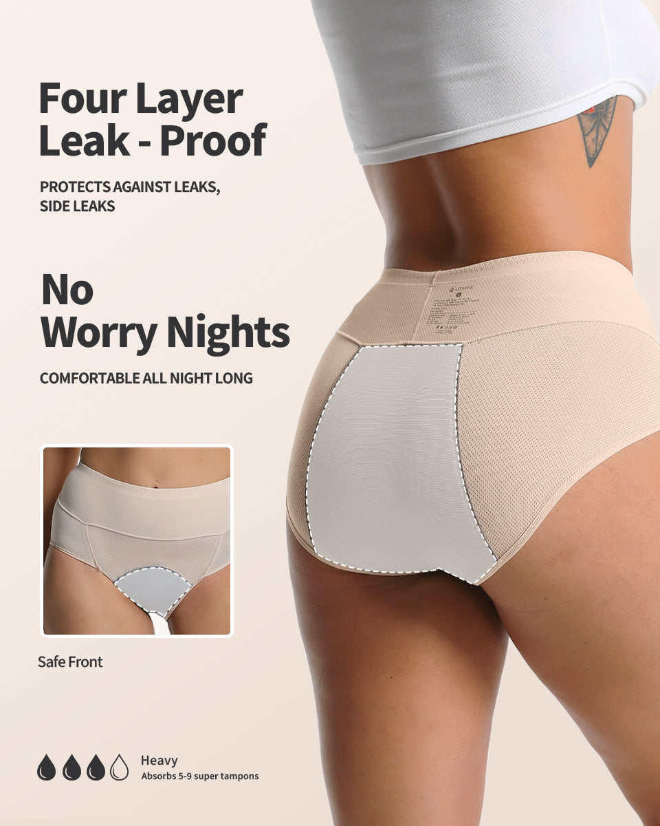 🎁 Kaufe 2, erhalte 1 GRATIS! 👙💨 LOSWIE® Ultra-frische und atmungsaktive auslaufsichere Unterhose für Frauen