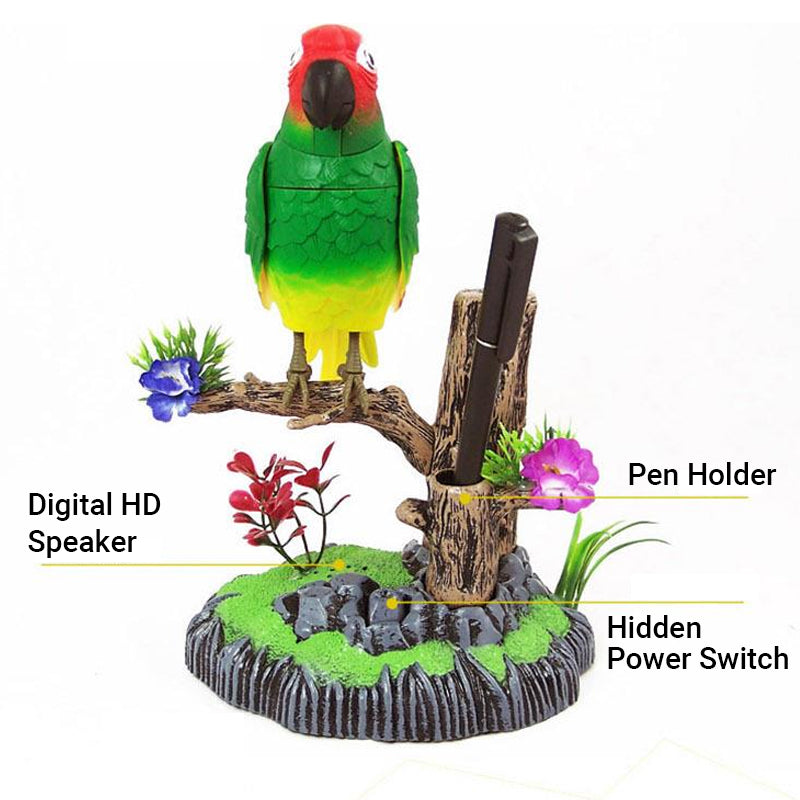 🎁 KAUFEN SIE 2, ERHALTEN SIE 1 GRATIS! 🐦✨ Interaktives Spielzeug mit sprachaktiviertem zwitscherndem Vogel 🎶💛