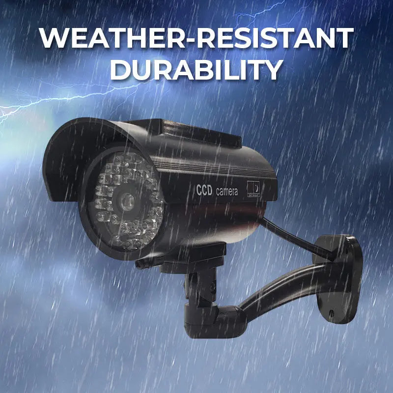 🏆 Solar-Sicherheitskamera-Dummy – 360° Abschreckung, 0% Stromkosten!🌞📹