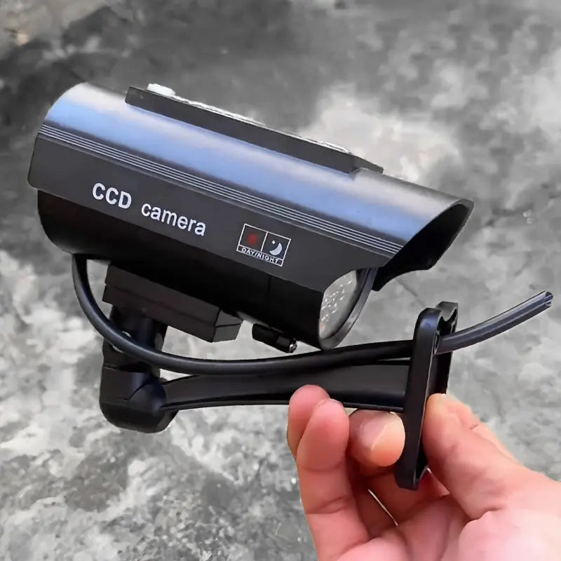 🏆 Solar-Sicherheitskamera-Dummy – 360° Abschreckung, 0% Stromkosten!🌞📹