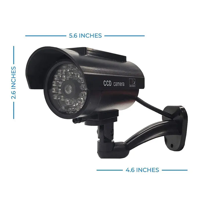 🏆 Solar-Sicherheitskamera-Dummy – 360° Abschreckung, 0% Stromkosten!🌞📹