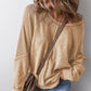 👕✨ 50% RABATT! Lässiges Rundhals-Top mit langen Ärmeln für Damen – Bequem, vielseitig & perfekt für Alltag, Freizeit & kühlere Tage 🍂