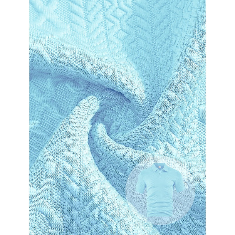 👔🌞 50% RABATT! Herren Zweiteiler mit Rautenstruktur: Kurzarmhemd & Shorts mit Kordelzug – Atmungsaktiv, knitterfrei & perfekt für heiße Tage 💎