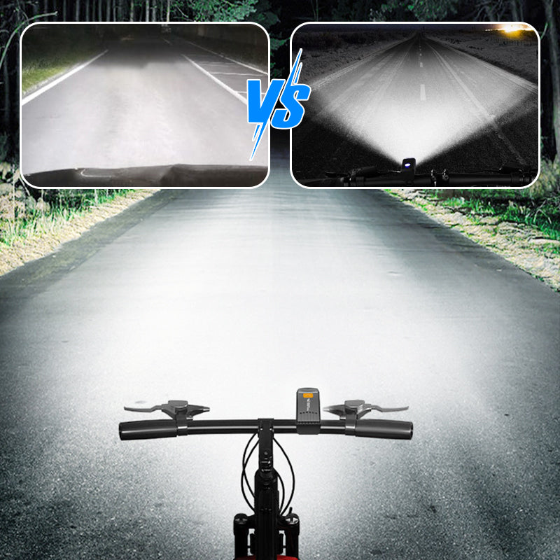 ⏳Begrenzte Zeit 50% Rabatt💥🔦🚲Wasserdichtes, wiederaufladbares LED-Fahrradlicht mit Clip✨