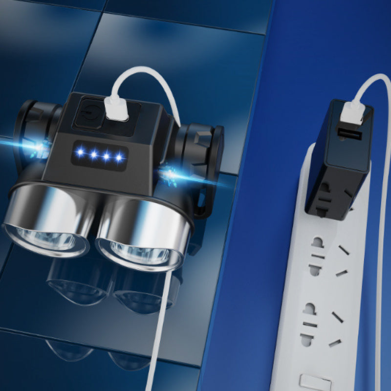 ⏳Begrenzte Zeit 50% Rabatt💥🔦🚲Wasserdichtes, wiederaufladbares LED-Fahrradlicht mit Clip✨