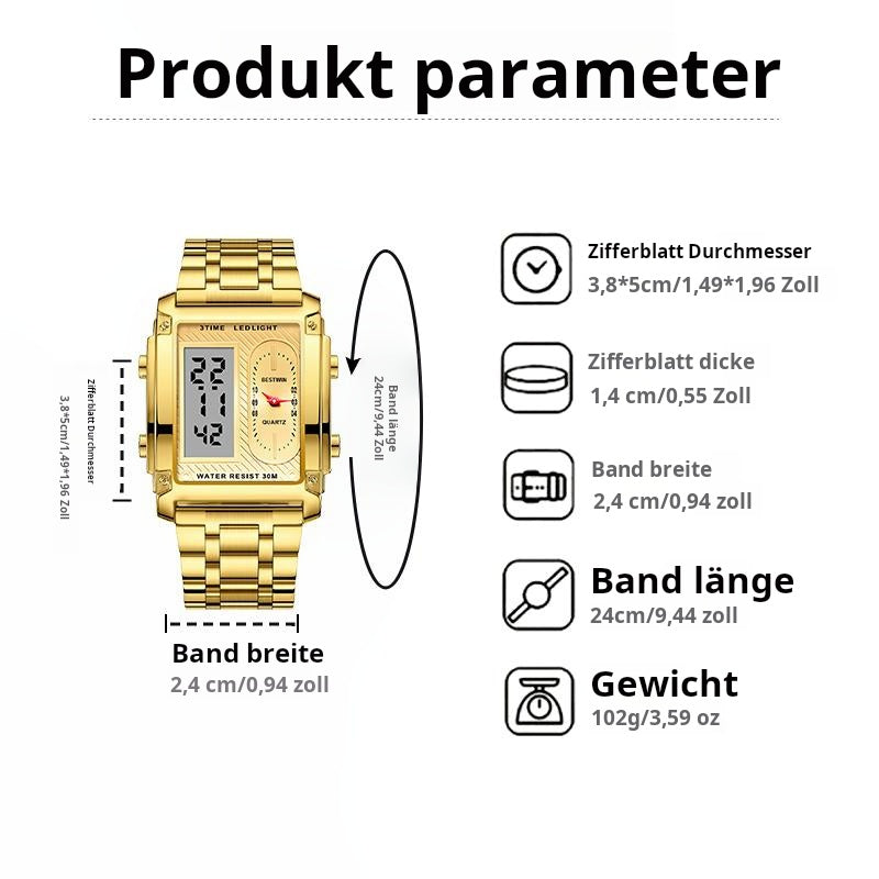 ⏳Begrenzte Zeit 50% Rabatt💥Elegante multifunktionale wasserdichte Herrenuhr
