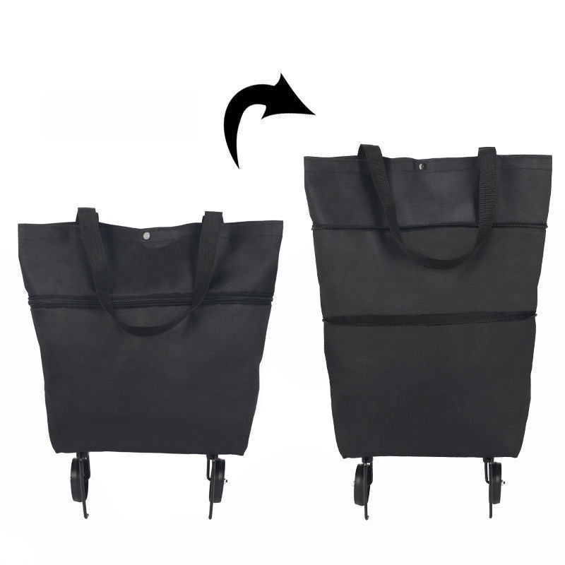 📢📢 50% Rabatt !!🛍️2-in-1 faltbarer Einkaufswagen
