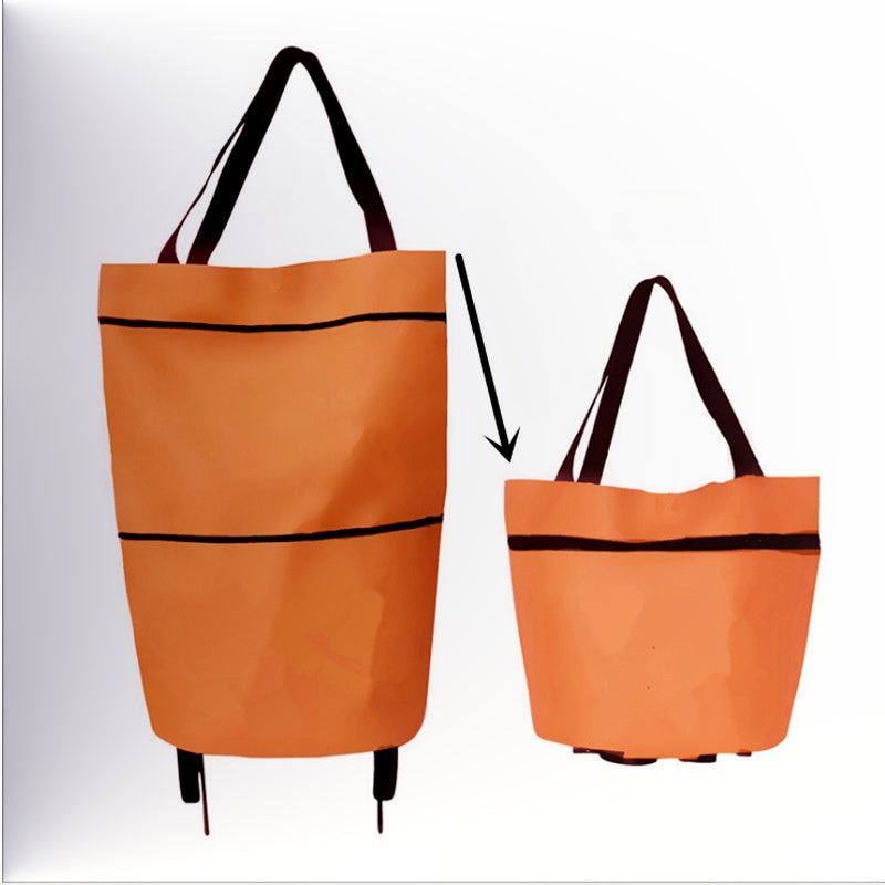 📢📢 50% Rabatt !!🛍️2-in-1 faltbarer Einkaufswagen