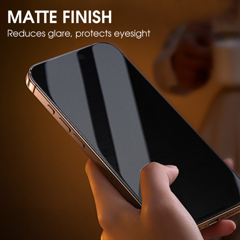 📱🛡️ 50% RABATT! 360°-Matte-Sichtschutzfolie für  iPhone  & Samsung  – Anti-Spy, mattierte Oberfläche & randlose Vollschutz-Abdeckung ✨