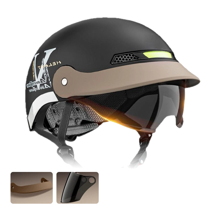 ⏳Begrenzte Zeit 60% Rabatt💥🛡️Atmungsaktiver, leichter und stoßfester Motorradhelm🏍️