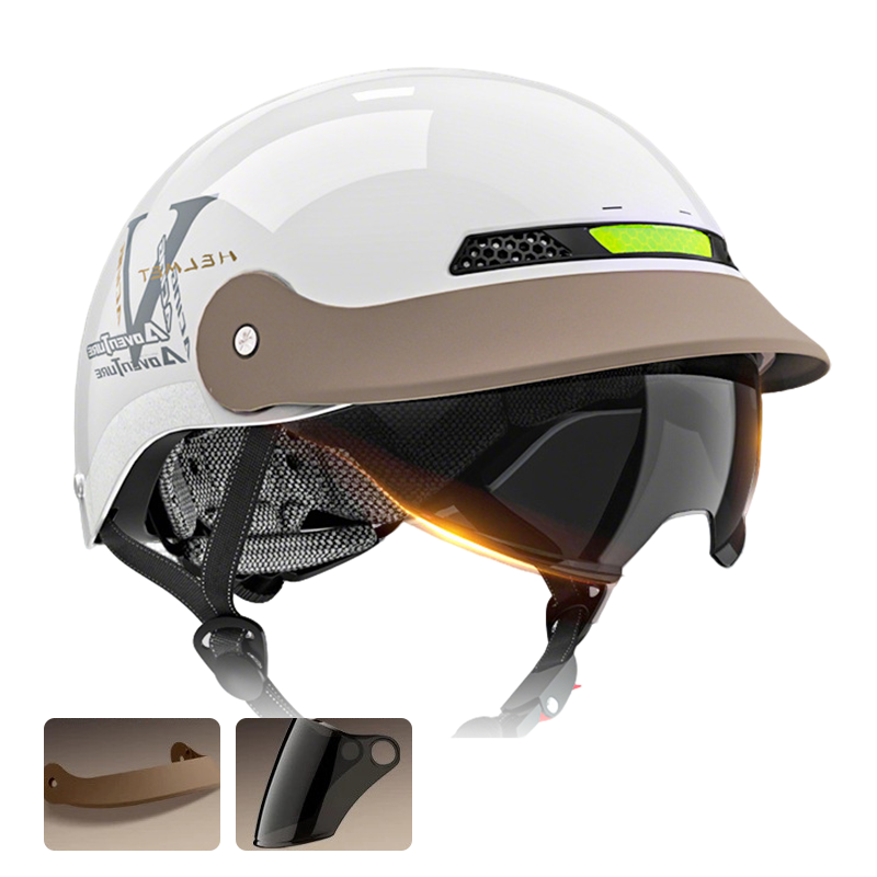 ⏳Begrenzte Zeit 50% Rabatt💥🛡️Atmungsaktiver, leichter und stoßfester Motorradhelm🏍️