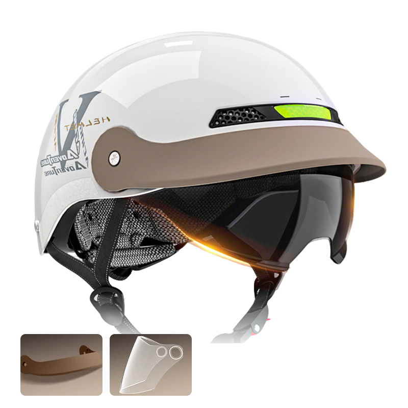 ⏳Begrenzte Zeit 50% Rabatt💥🛡️Atmungsaktiver, leichter und stoßfester Motorradhelm🏍️