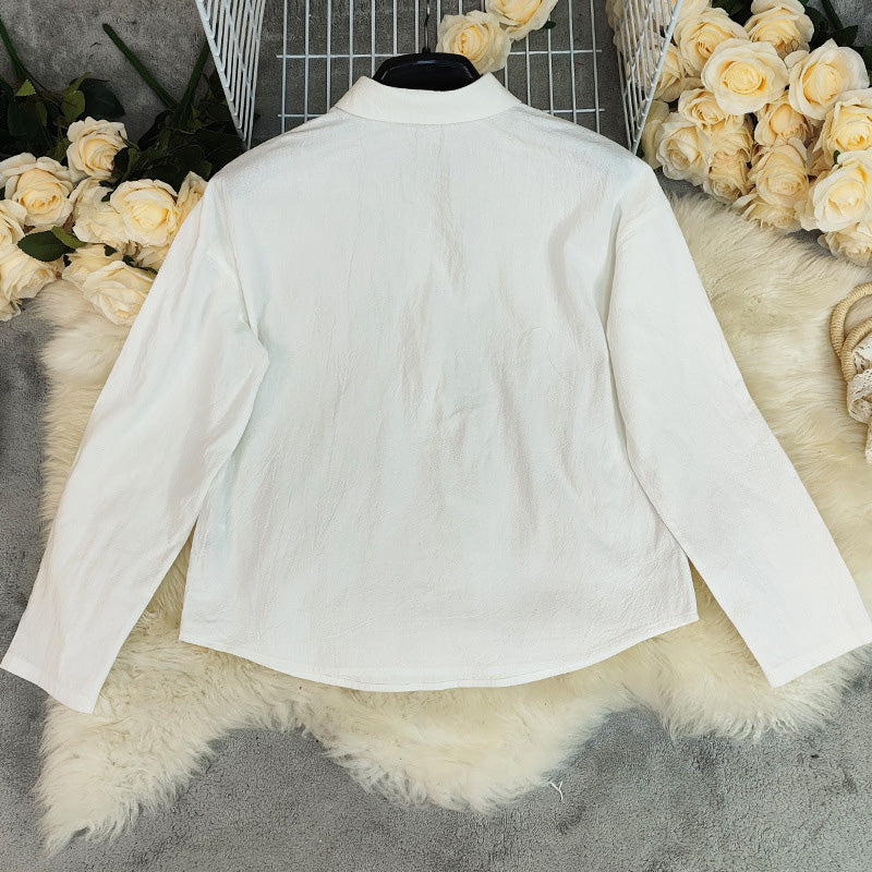 👔✨ 50% RABATT! Lockere, vielseitige Damen-Bluse – Leicht, lässig & perfekt für Alltag und Büro ✨
