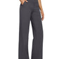 💖LAST-DAY-AKTION – 50 % RABATT 💖 Lässige Yoga-Hose mit weitem Bein für Damen mit hoher Taille und Stretch