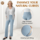 💖LAST-DAY-AKTION – 50 % RABATT 💖 Lässige Yoga-Hose mit weitem Bein für Damen mit hoher Taille und Stretch