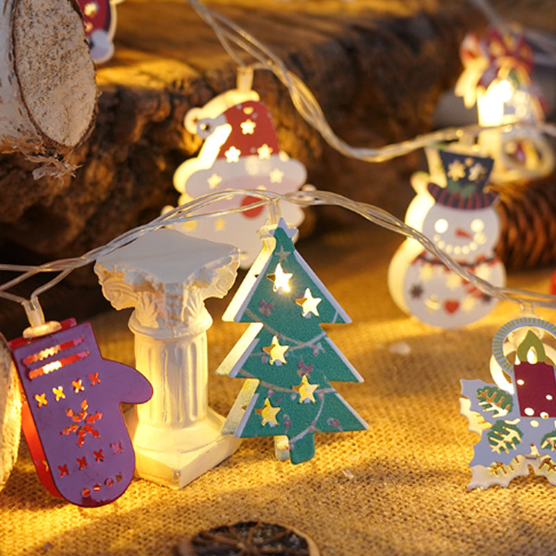 🎅 Mach dich bereit für Weihnachten: 50% Rabatt – LED-Lichterkette mit Weihnachtsmann