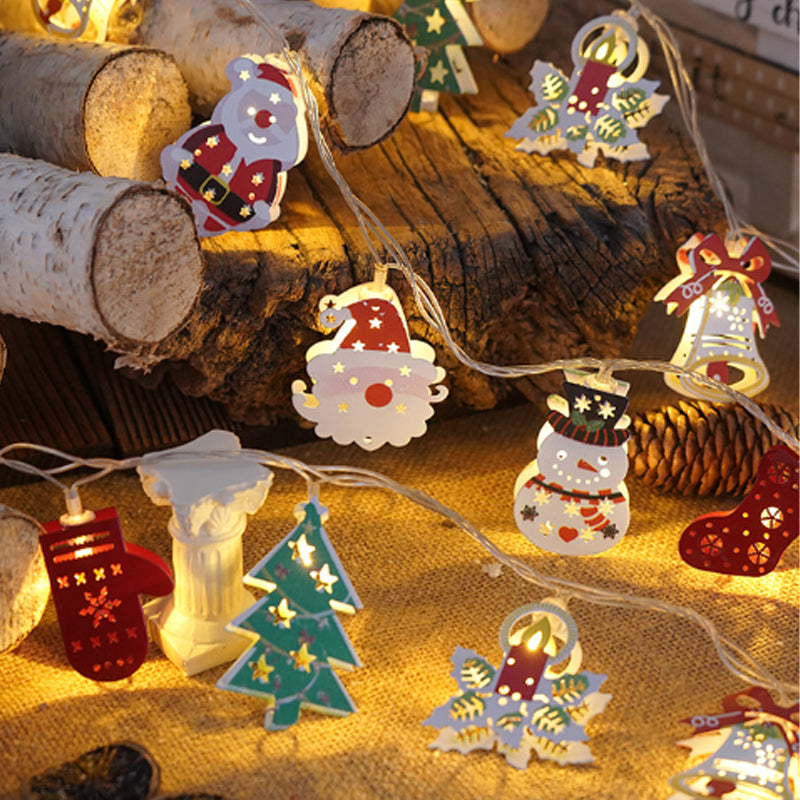 🎅 Mach dich bereit für Weihnachten: 50% Rabatt – LED-Lichterkette mit Weihnachtsmann