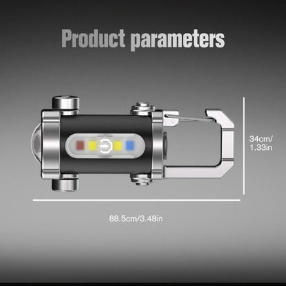 🔥Heißer Verkauf 50% Rabatt🔥✨1+1 gratis 🔦 Tragbare wiederaufladbare helle Schlüsselanhänger-Taschenlampe
