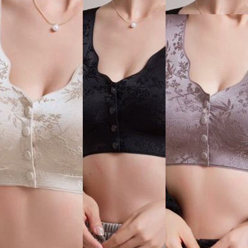 🎁 Herbst-Sonderangebot: 50% Rabatt 💃 Bequemer, vorne zu verschließender, bügelloser, nahtloser BH 🌸