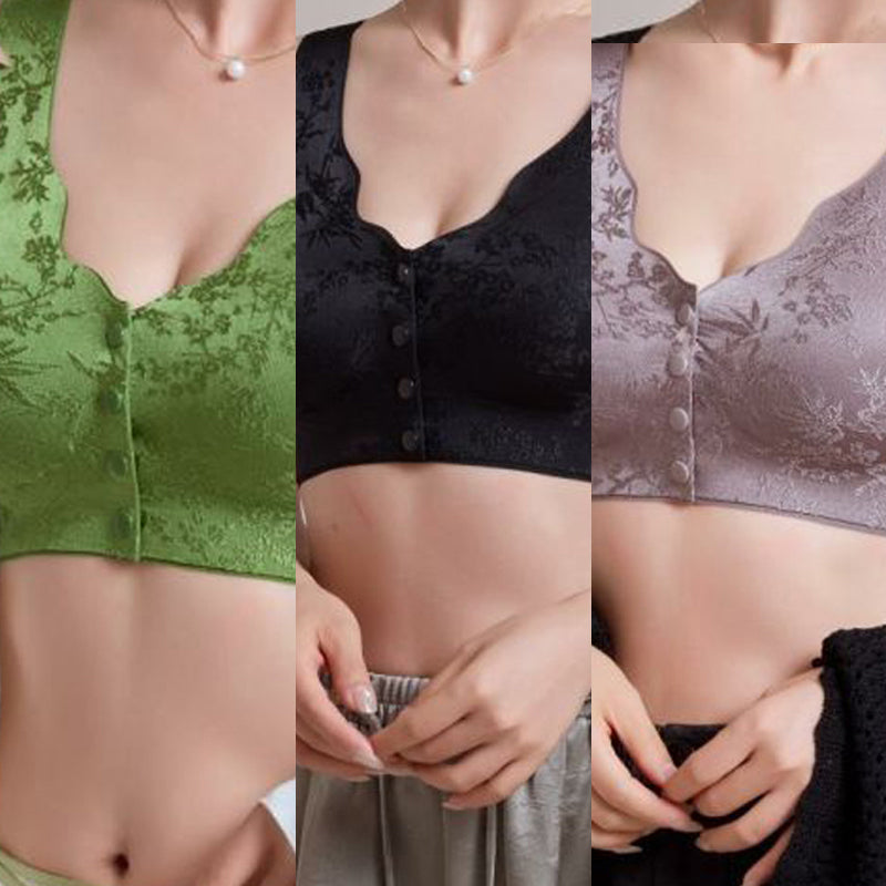🎁 Herbst-Sonderangebot: 50% Rabatt 💃 Bequemer, vorne zu verschließender, bügelloser, nahtloser BH 🌸