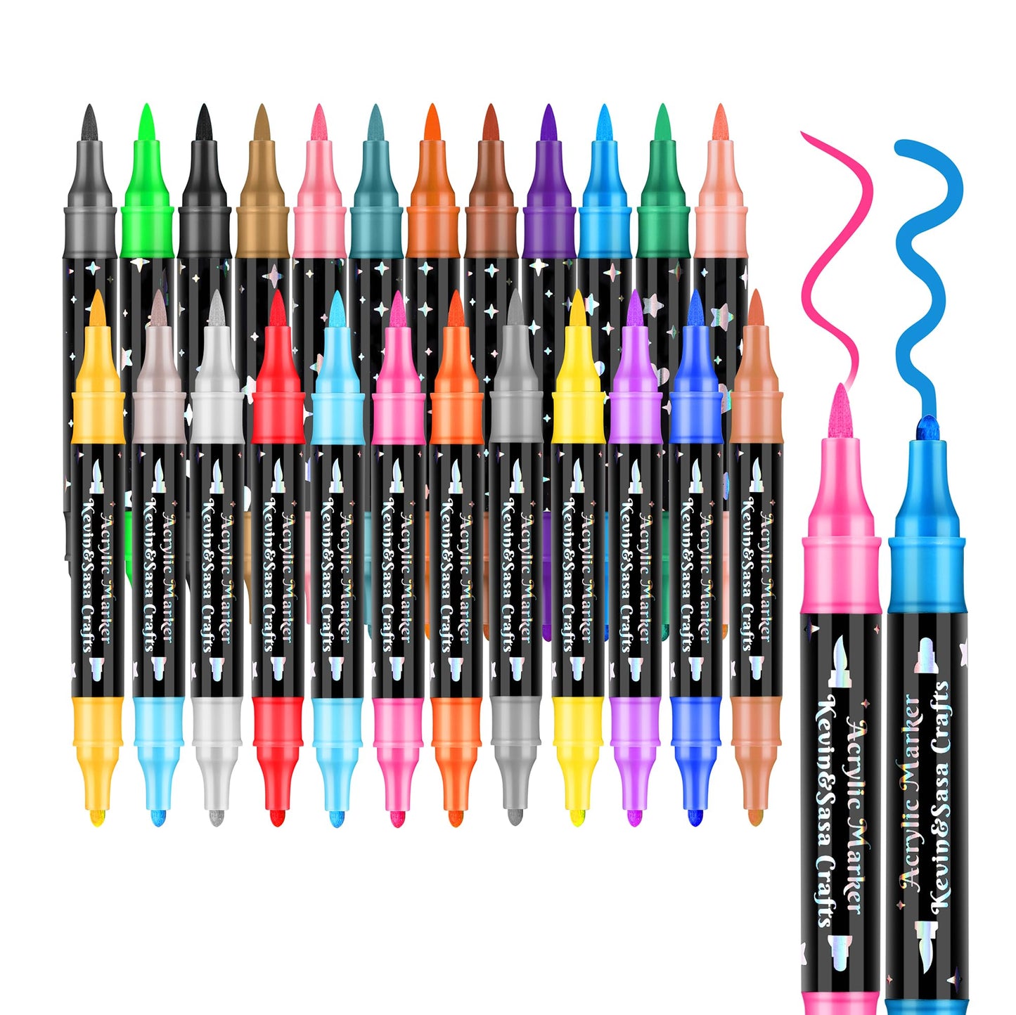 🔥Weihnachtsangebot  50% RABATT🎨✨Dual-Tip Glitter Marker Pen✨
