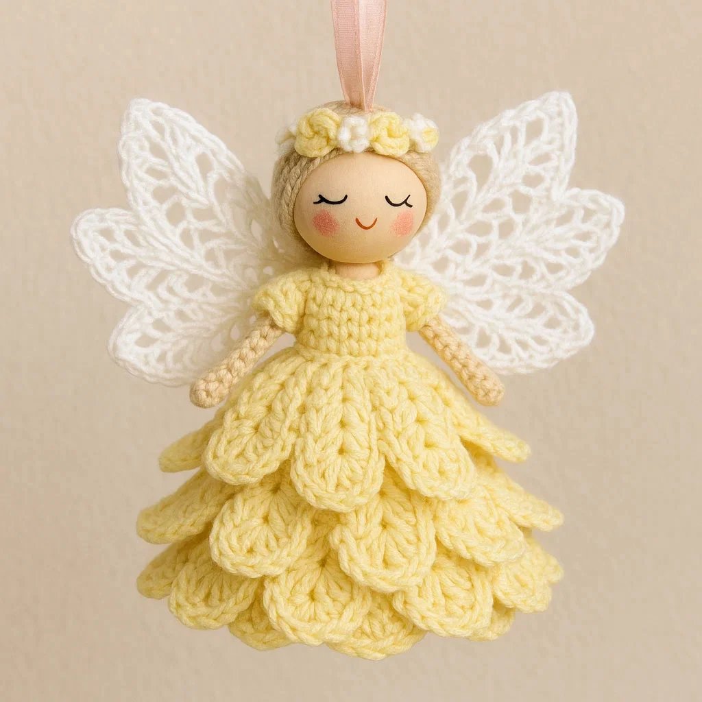👼 50% RABATT + KAUFE 2 ERHALTE 3! ✨ Häkelset für Engelsfigur - Umfassendes Beginner-Freundliches Kit mit Wolle, Nadeln & Anleitung 🧶✨