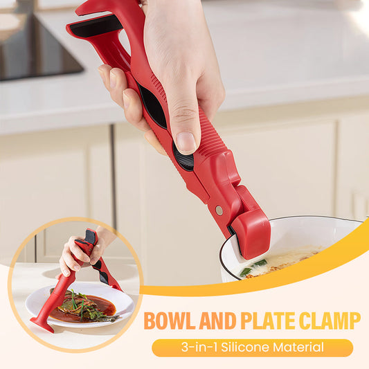 💥 Heißer Verkauf 50% Rabatt🔥3-in-1 Silicone Bowl and Plate Clamp