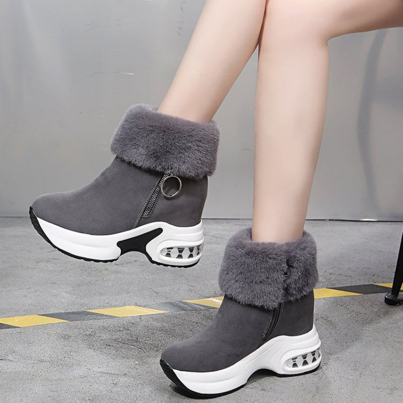 🔥Heißer Verkauf 50% Rabatt✨Damenstiefeletten mit dicker Sohle und Futter