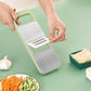 🔪 Multifunctional Kitchen Chopper with Hand Guard – 5 Blades, Non-Slip Base & Quick Vegetables Chopping 🥕⚠️📦