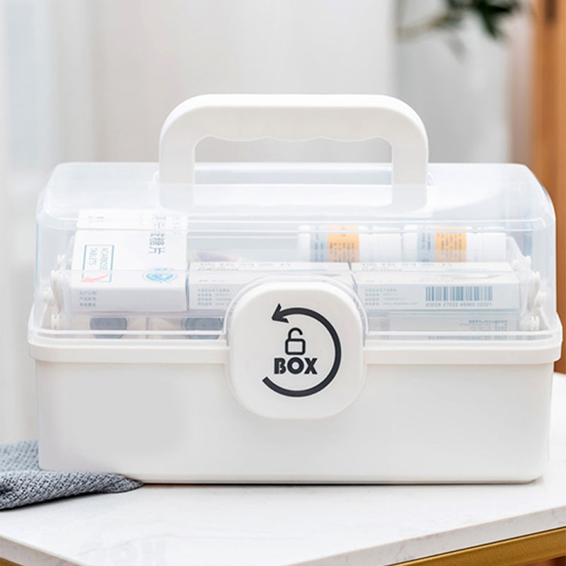 🔥Solange der Vorrat reicht 50% Rabatt!🎉Mehrstöckige Medikamentenbox mit großem Fassungsvermögen für den Haushalt