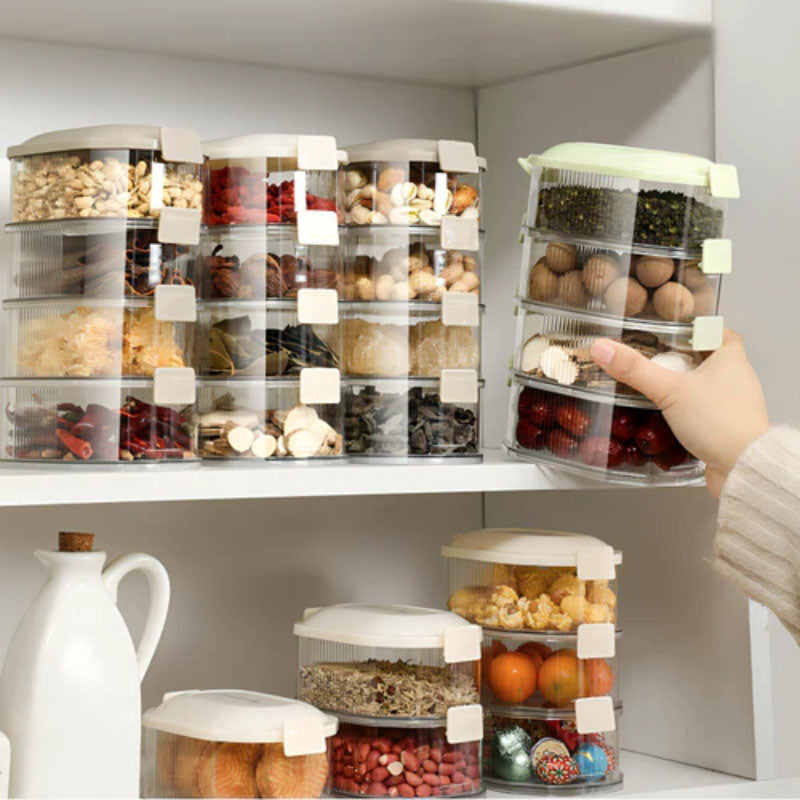 🎁50% Rabatt 🥣 Mehrschichtige Aufbewahrungsbox für Gewürze