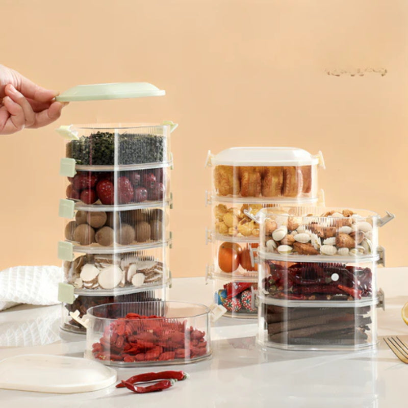 🎁50% Rabatt 🥣 Mehrschichtige Aufbewahrungsbox für Gewürze
