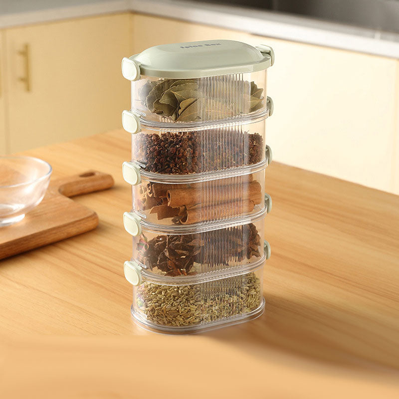 🎁50% Rabatt 🥣 Mehrschichtige Aufbewahrungsbox für Gewürze