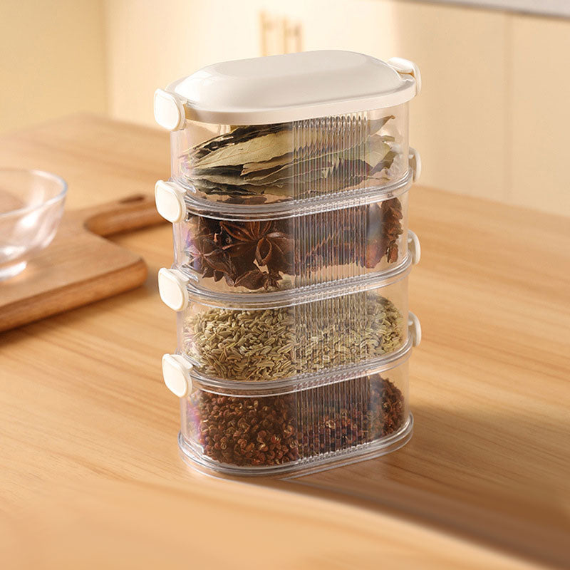 🎁50% Rabatt 🥣 Mehrschichtige Aufbewahrungsbox für Gewürze