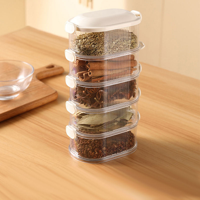 🎁50% Rabatt 🥣 Mehrschichtige Aufbewahrungsbox für Gewürze