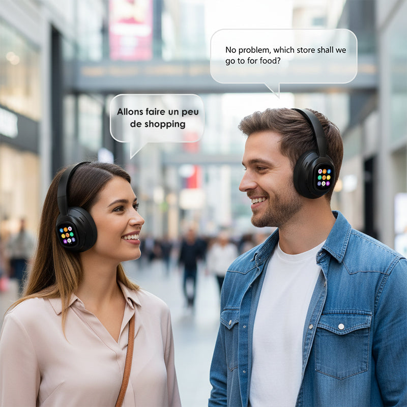 🔥50% RABATT 🎁AI Bluetooth-Kopfhörer mit LCD-Display