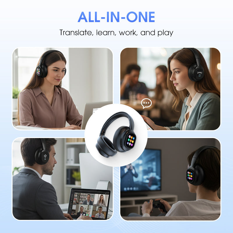 🔥50% RABATT 🎁AI Bluetooth-Kopfhörer mit LCD-Display