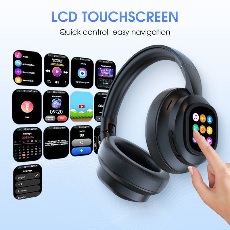 🔥50% RABATT 🎁AI Bluetooth-Kopfhörer mit LCD-Display