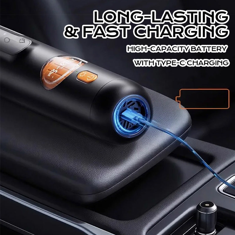 🛒 50% RABATT JETZT! ✨ 5-in-1 Smart Handstaubsauger Set - 15KPA Starkes Saugen & 30 Min Laufzeit mit 4 Aufsätzen für Auto/Haushalt 🚗🏠