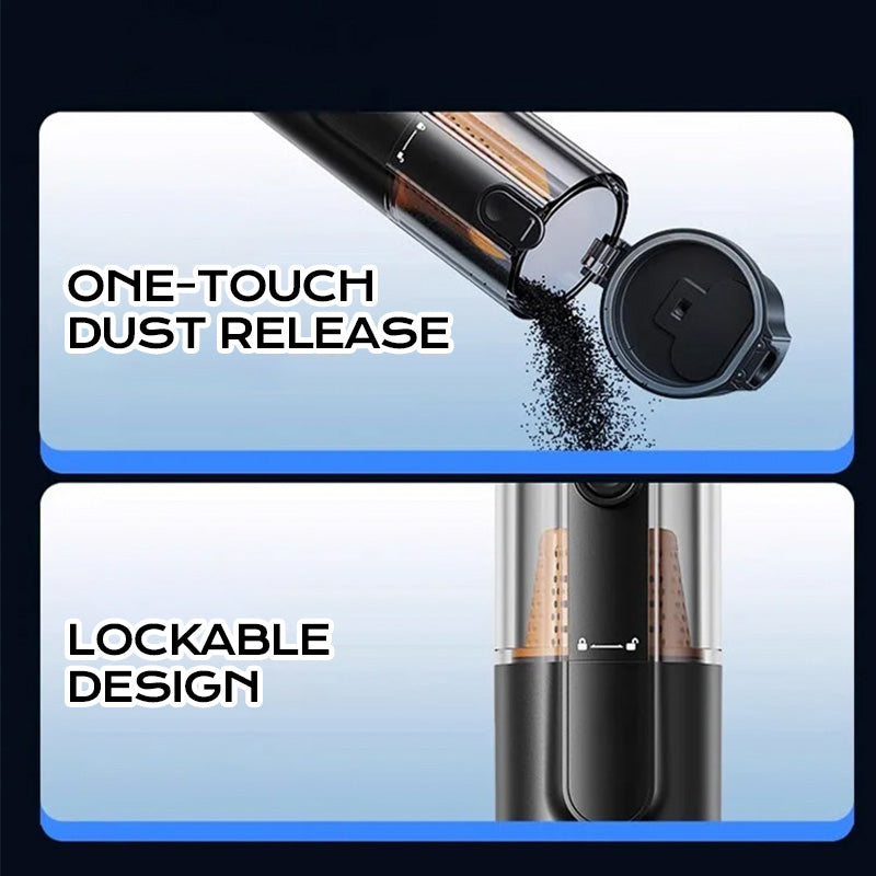 🛒 50% RABATT JETZT! ✨ 5-in-1 Smart Handstaubsauger Set - 15KPA Starkes Saugen & 30 Min Laufzeit mit 4 Aufsätzen für Auto/Haushalt 🚗🏠