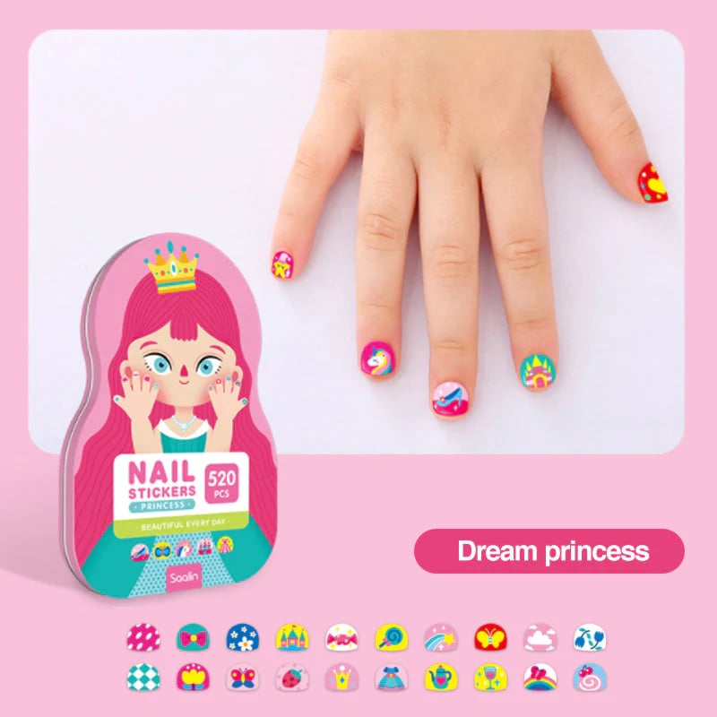 💥 Heißer Verkauf 50% Rabatt🔥Kids Nail Stickers(520pcs)