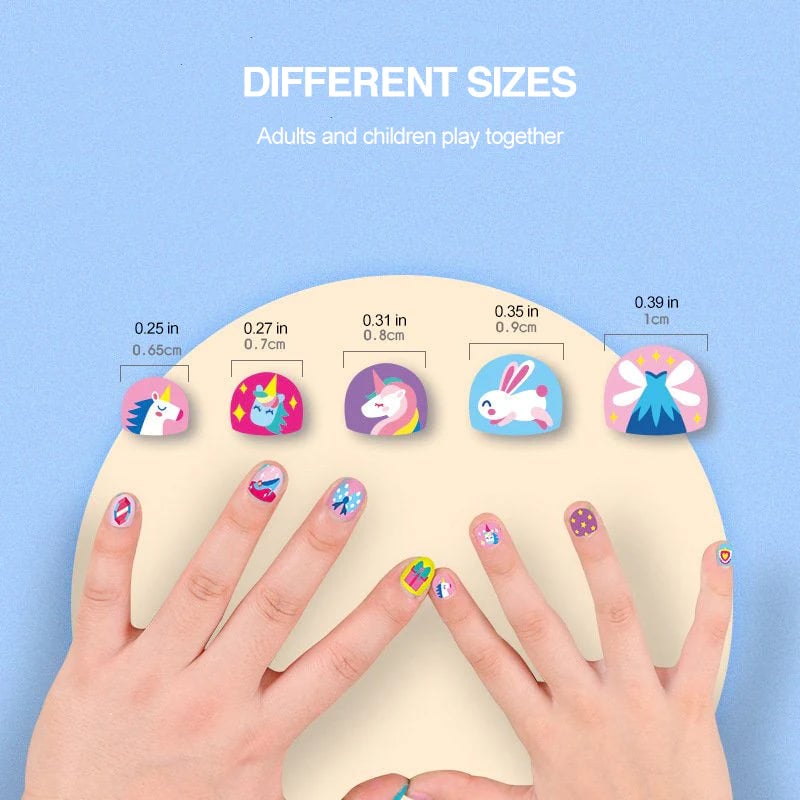 💥 Heißer Verkauf 50% Rabatt🔥Kids Nail Stickers(520pcs)